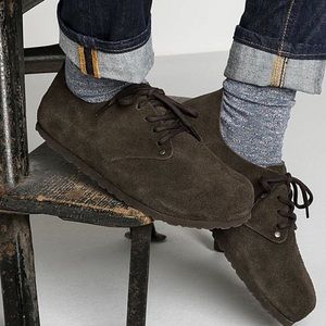 Birkenstock Maine shoes 37 regular suede lace up
